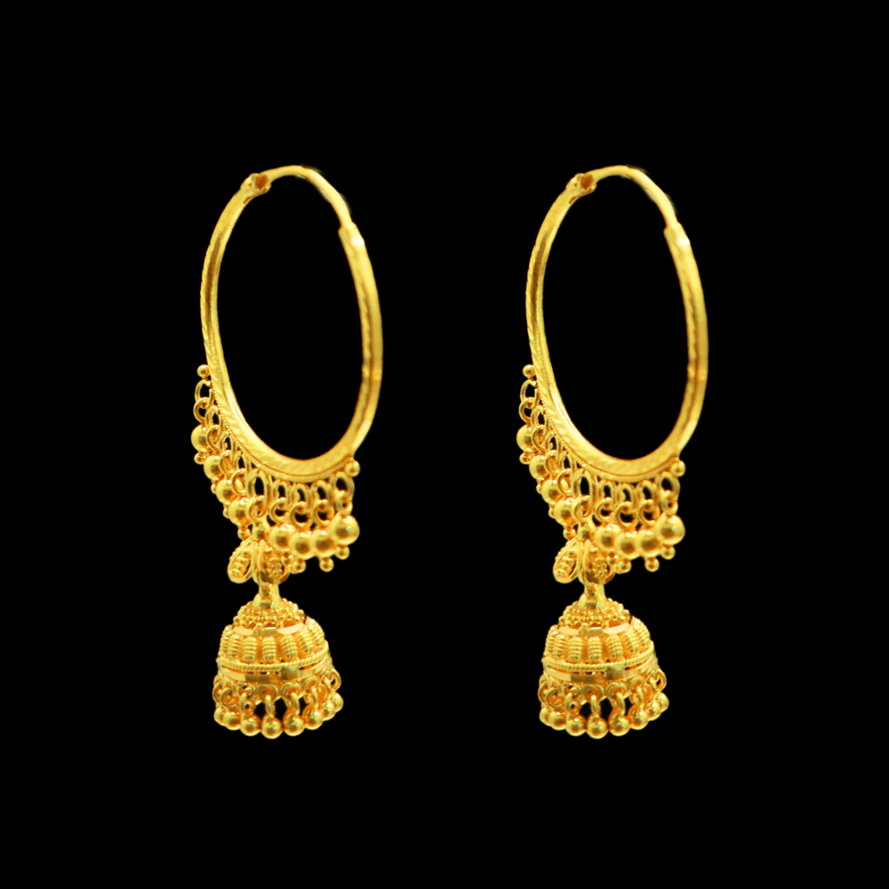 22K Gold Earrings  