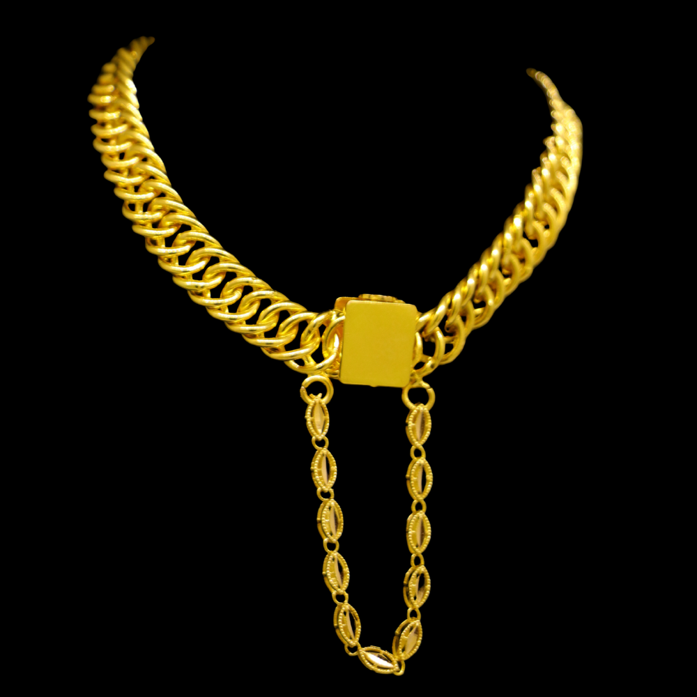 21K Gold Hand Bracelet