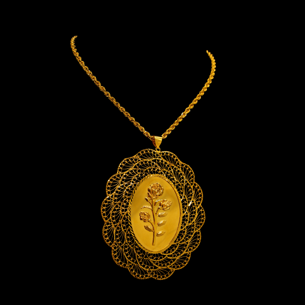 21K Gold Pendant 