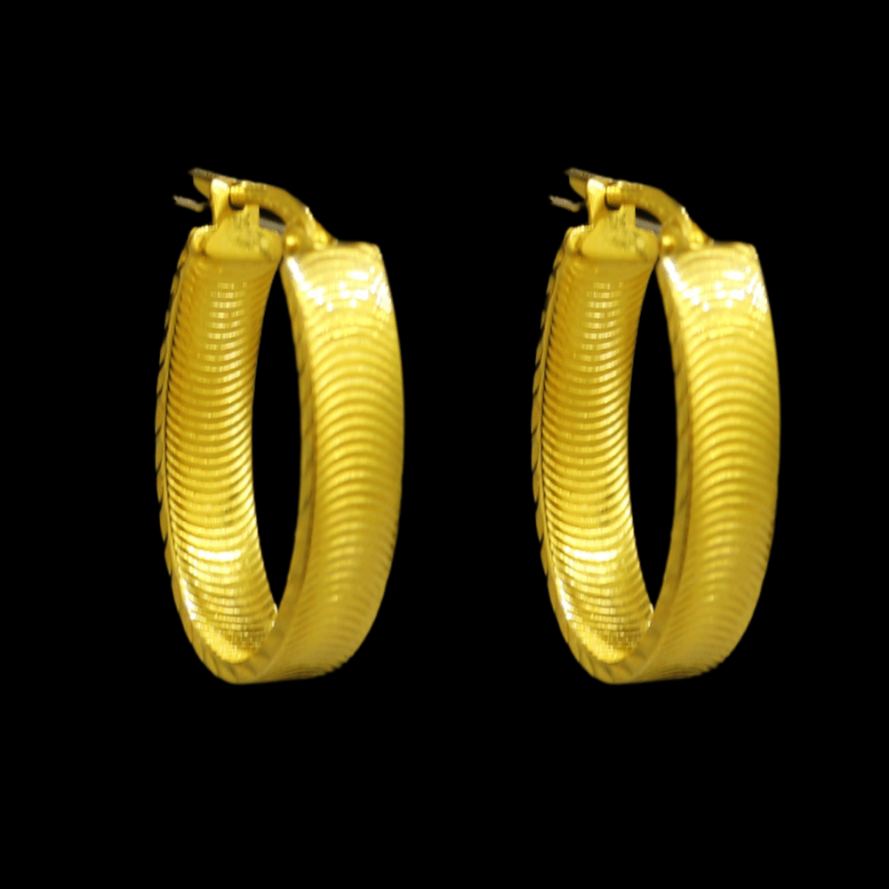 21K Gold Earrings    