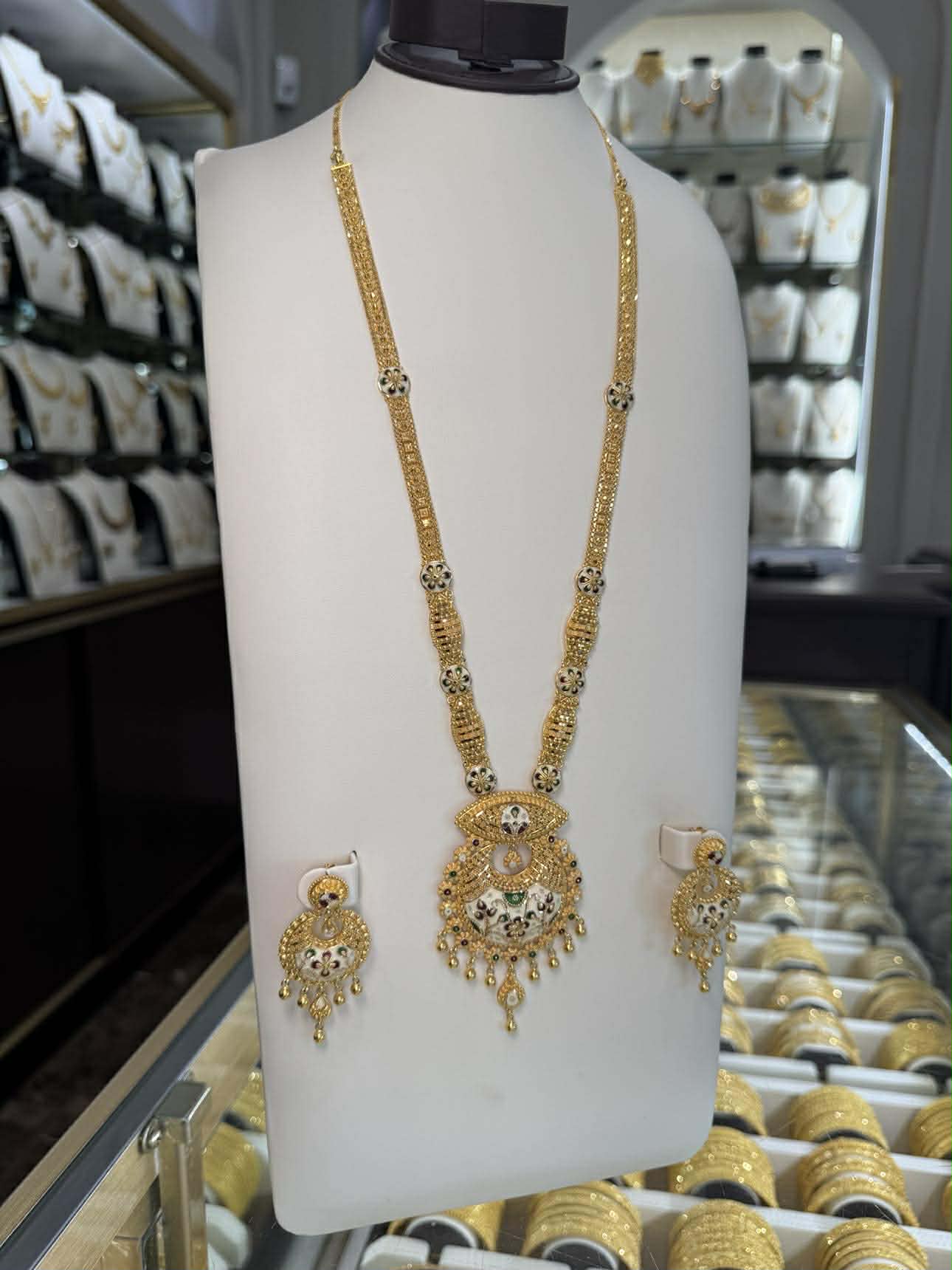 22K Gold Necklace Set