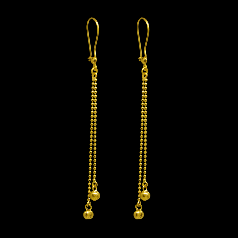 21K Gold Earrings