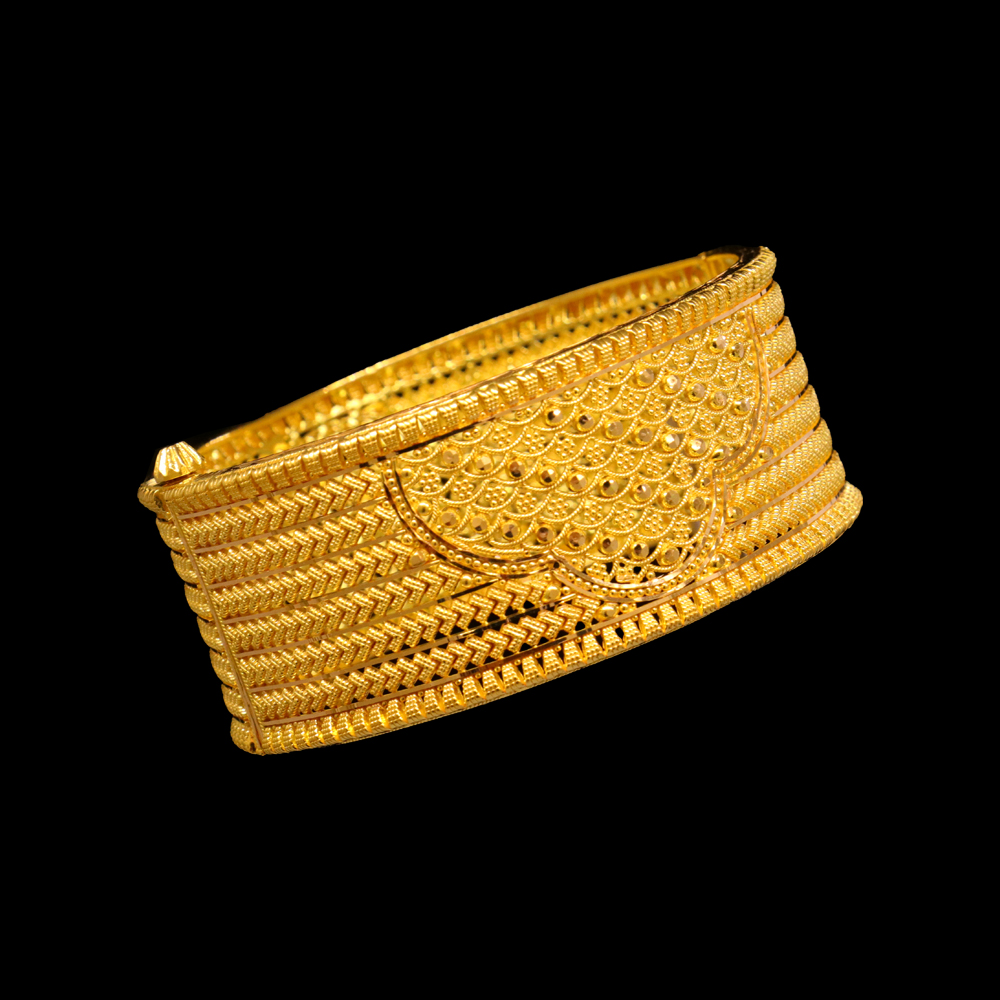 22K Gold Bangle Bracelet