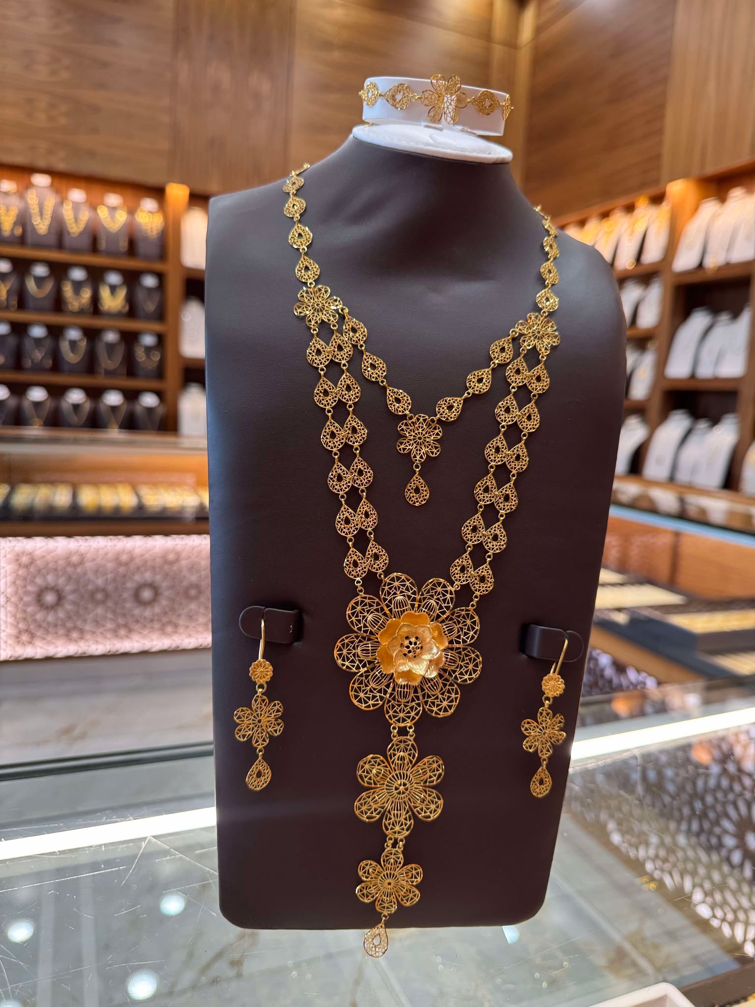21K Gold Necklace Set