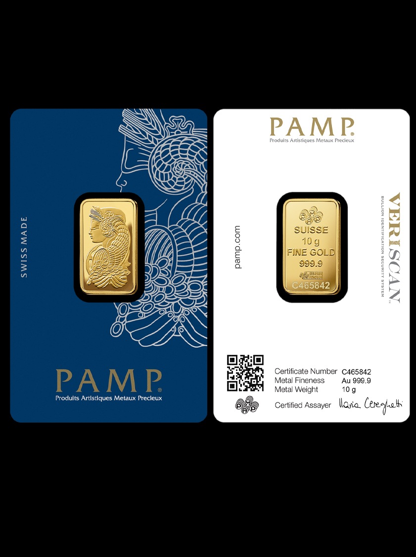 PAMP 10 Gram Gold Bar