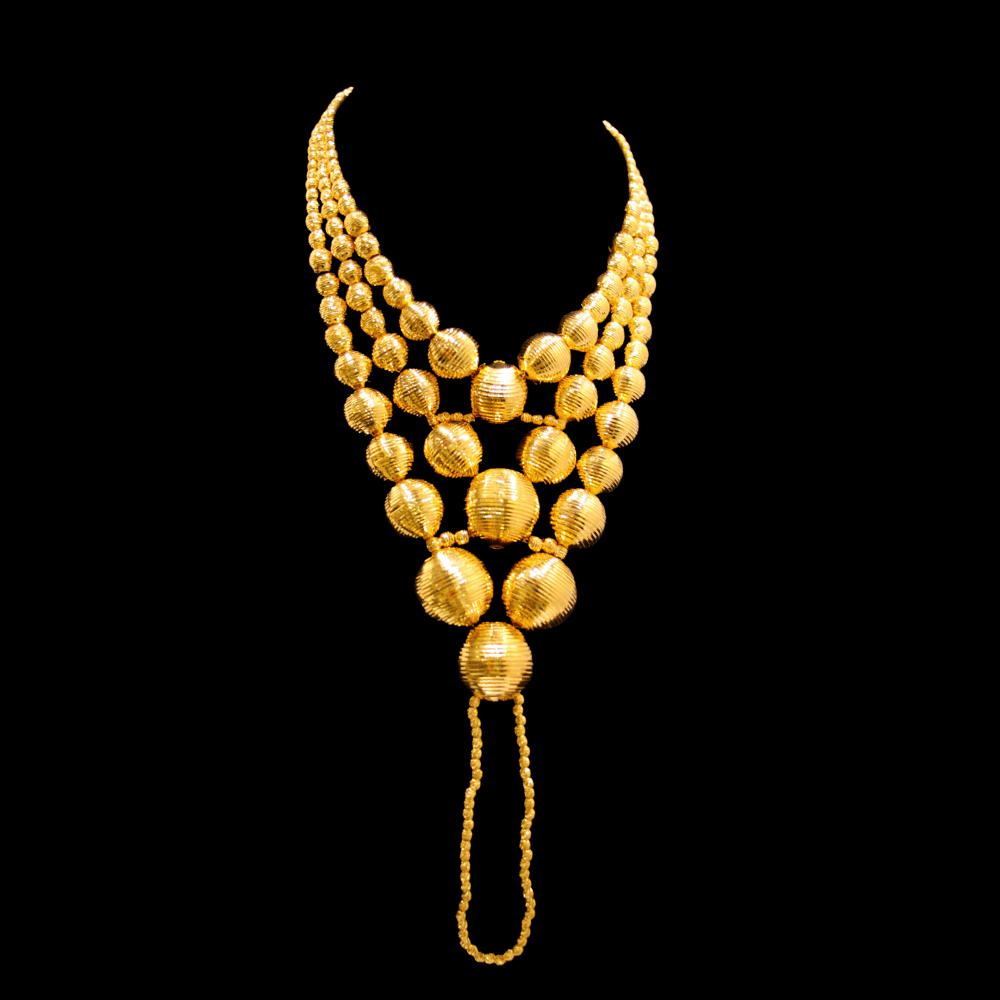 21K Gold Hand Bracelet