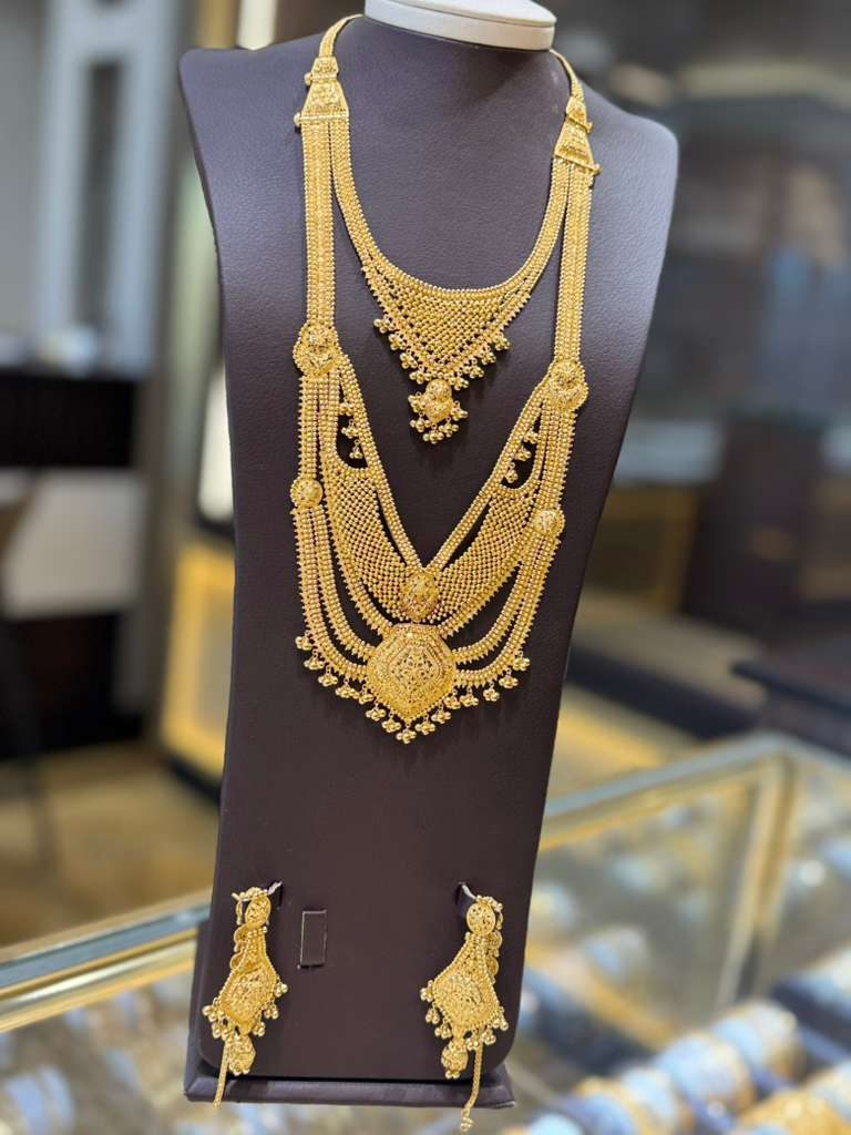 22K Gold Necklace Set 