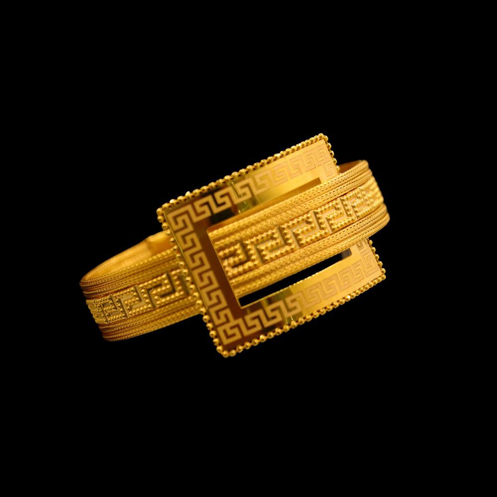 21K Gold Bangle Bracelet