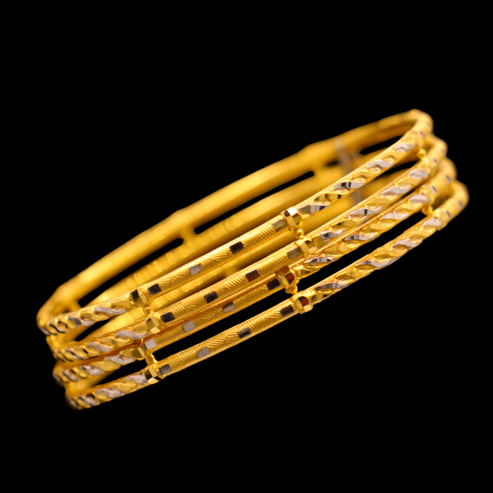 22K Gold Bangle Bracelet