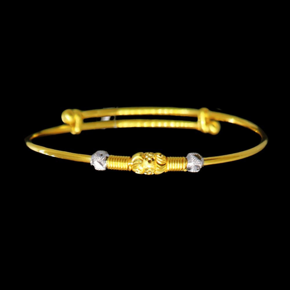 22K Gold Baby Bangle     
