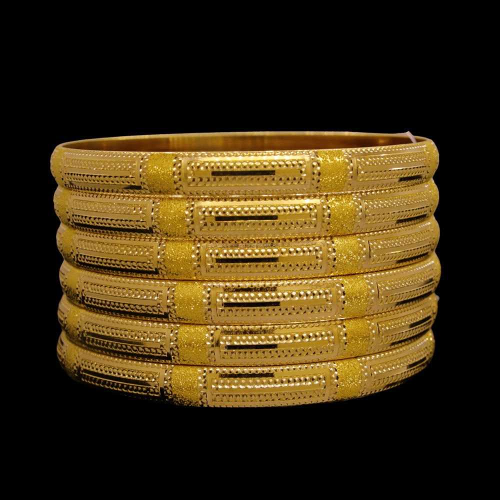 21K Gold Bangle Set (L) 