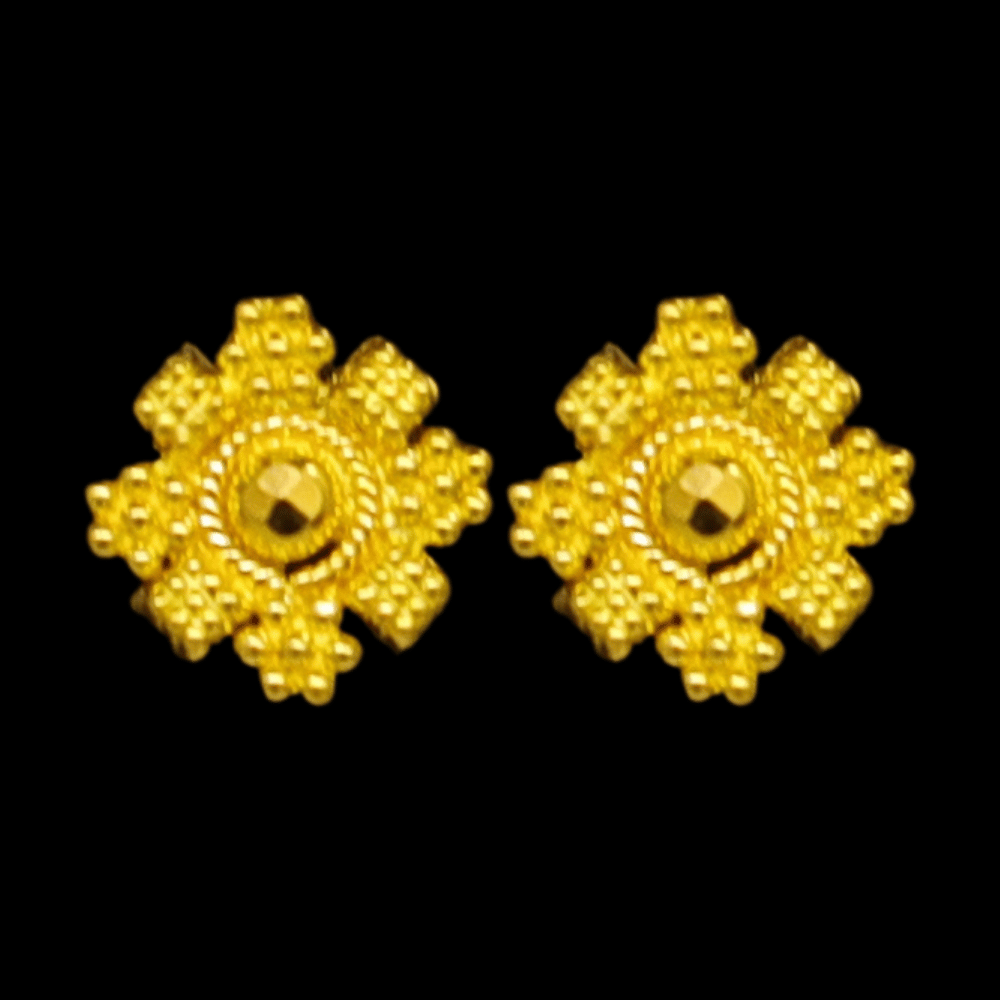 22K Gold Earrings 