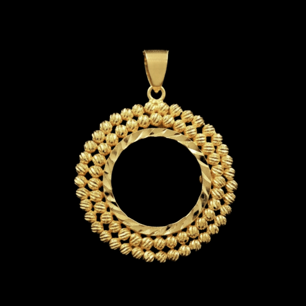 21K Gold Coin Frame   