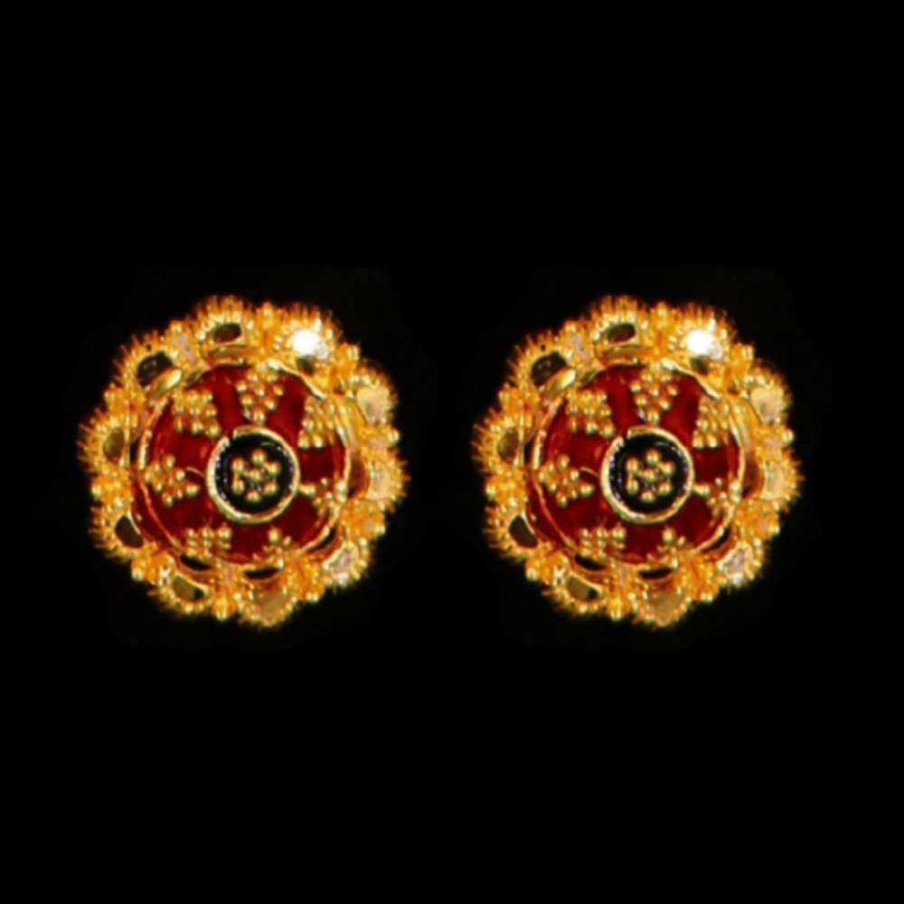 22K Gold Earrings - SW33513, style SW33513