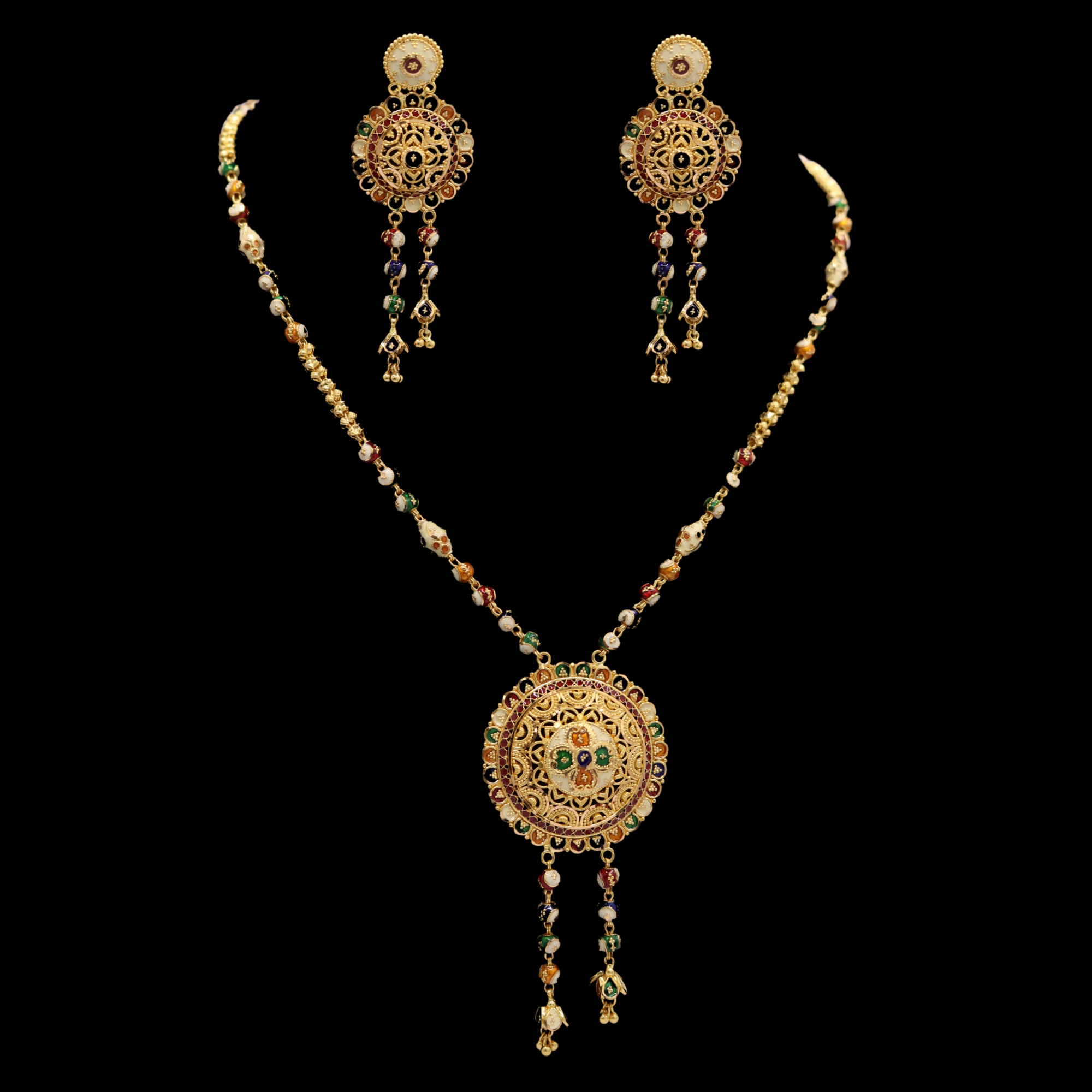 22K Gold Necklace Set