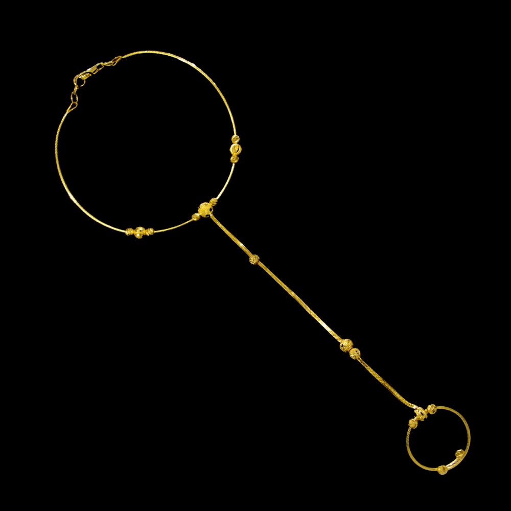 22k Gold Hand Bracelet