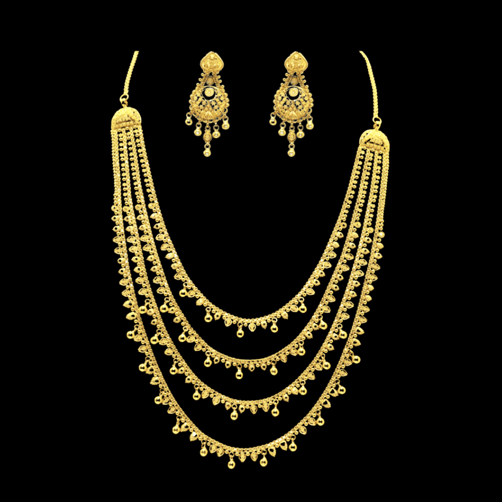 22K Gold Necklace Set