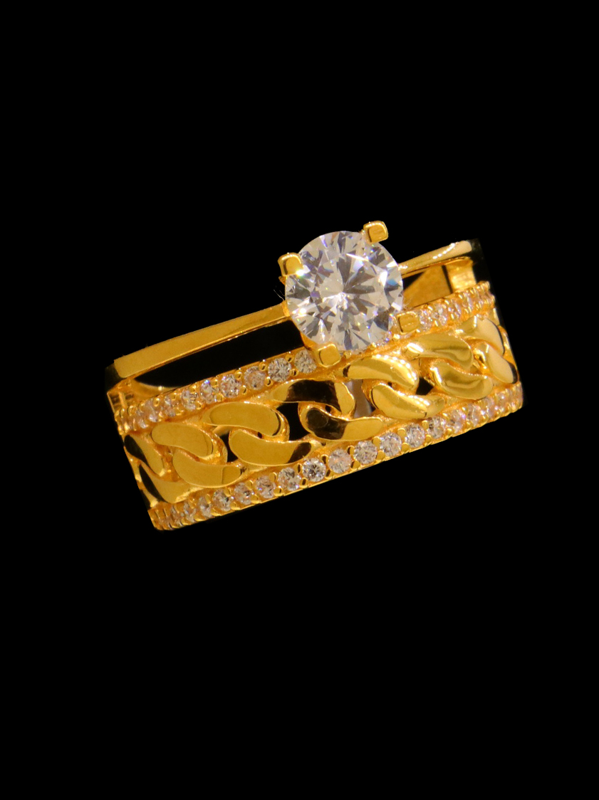 21K Gold Bridal Ring | SW11492