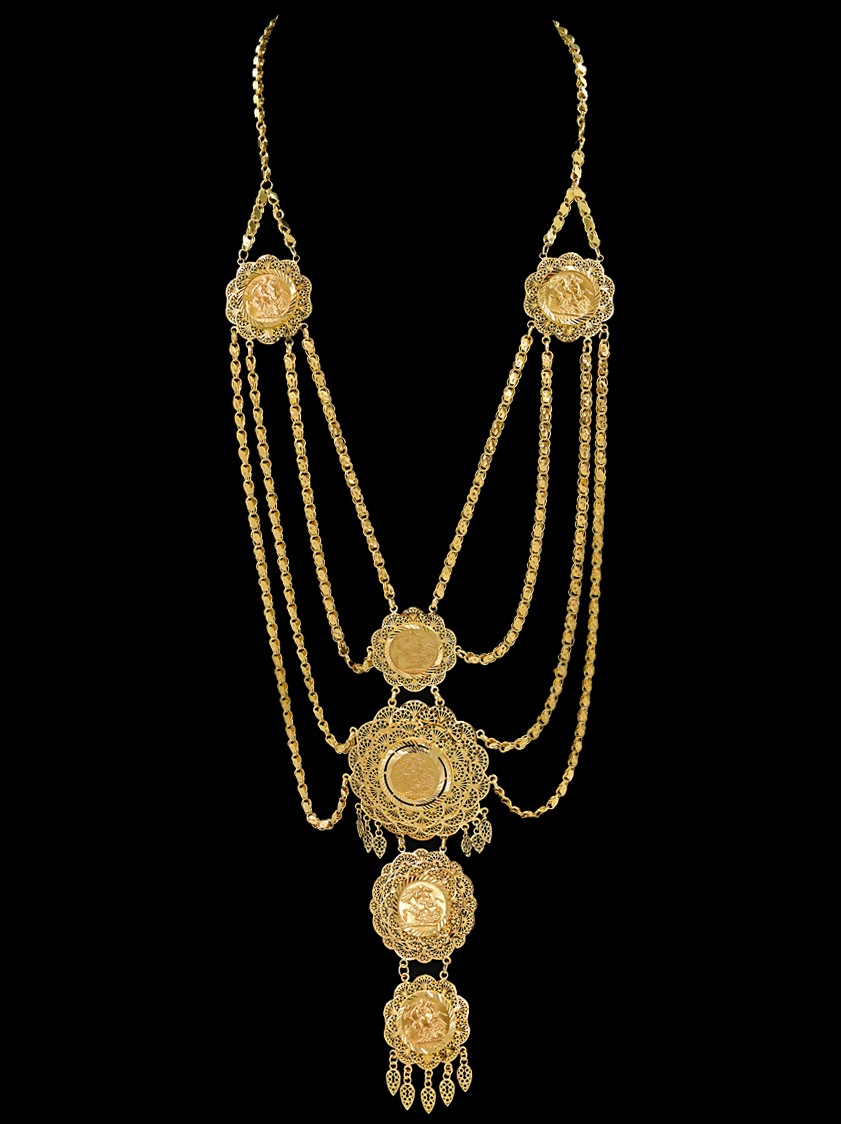 21K Gold Coin Necklace