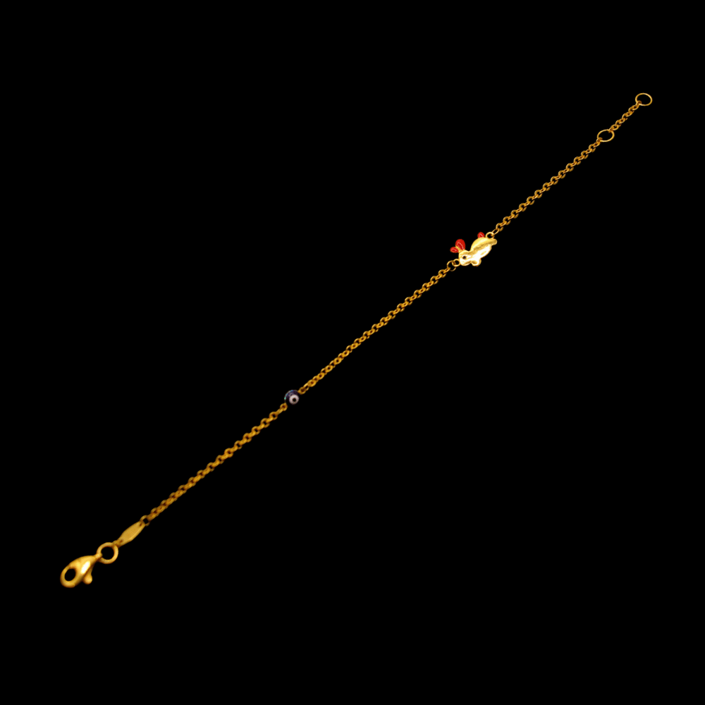 21K Gold Baby Bracelet 