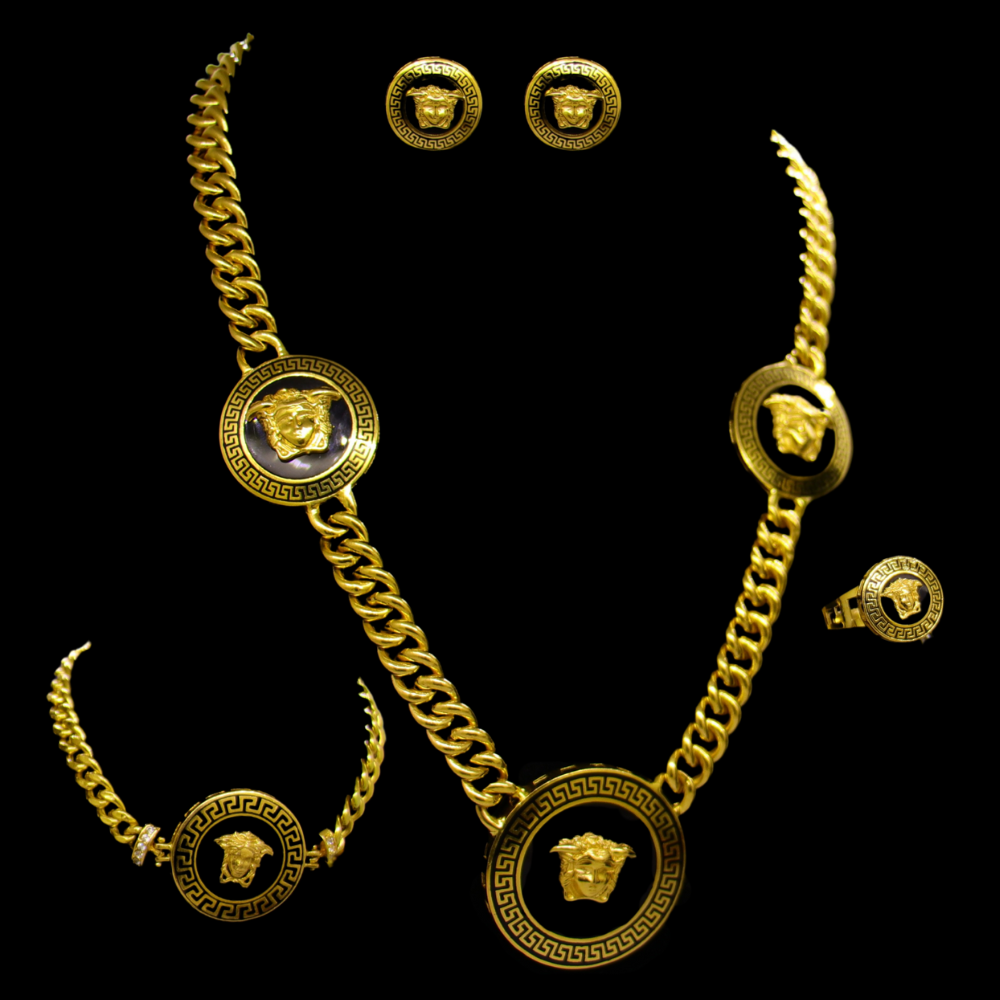 21K Gold Necklace Set