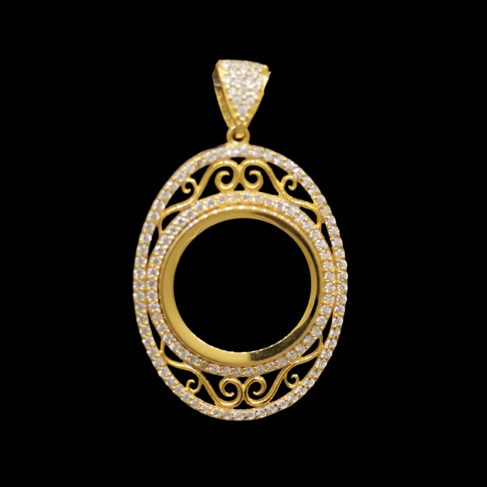 21K Gold Coin Frame