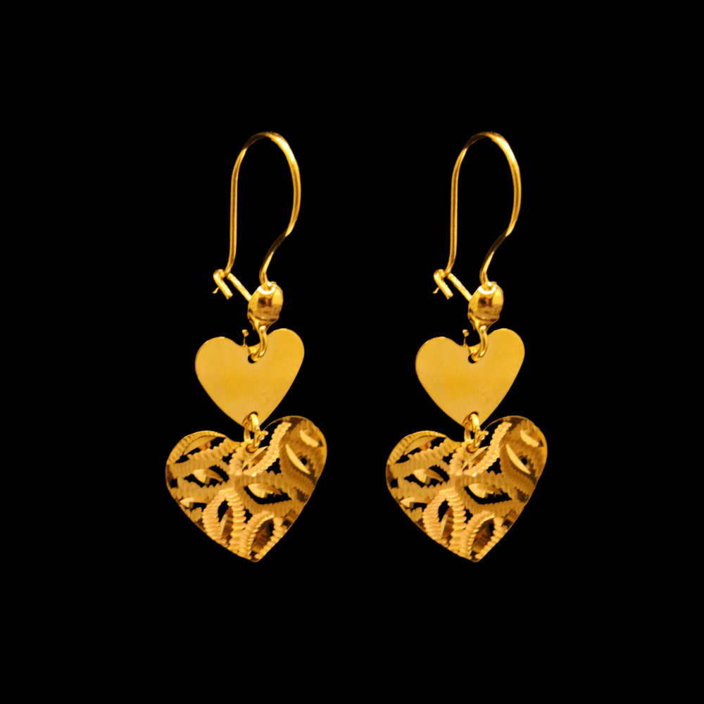 21K Gold Earrings  