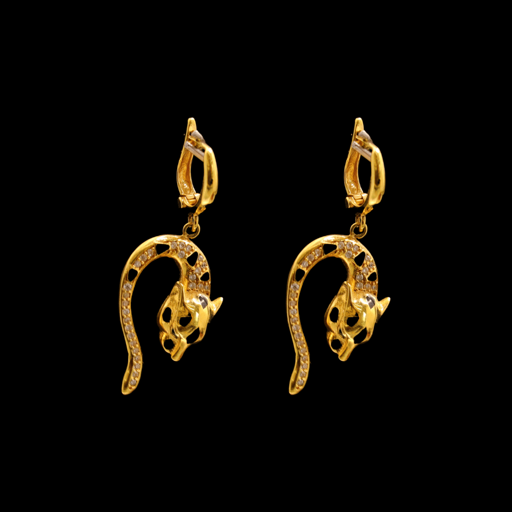 18K Gold Earrings   