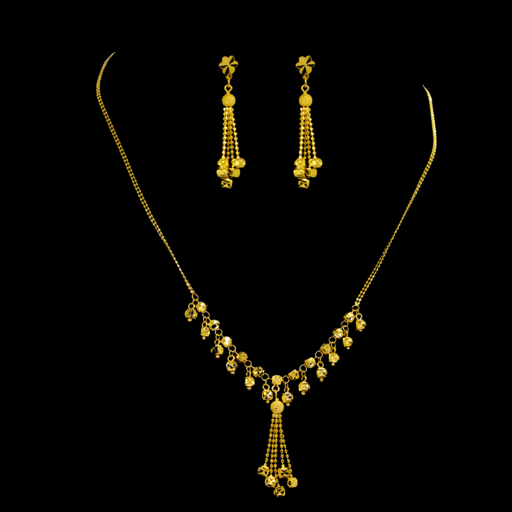 22K Gold Necklace Set