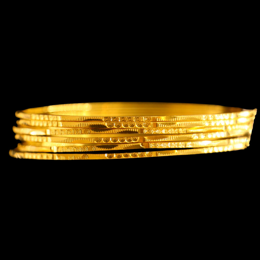 21K Gold Bangle Set (L)