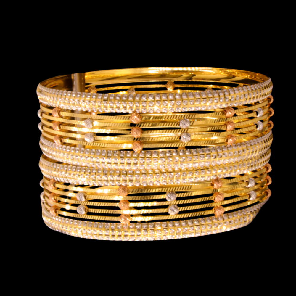 21K Gold Bangle Bracelet