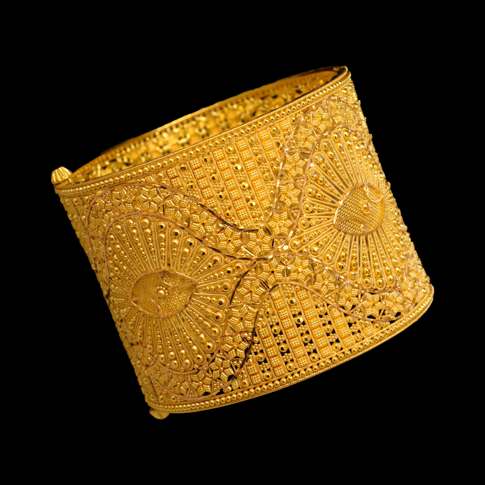22K Gold Bangle Bracelet 