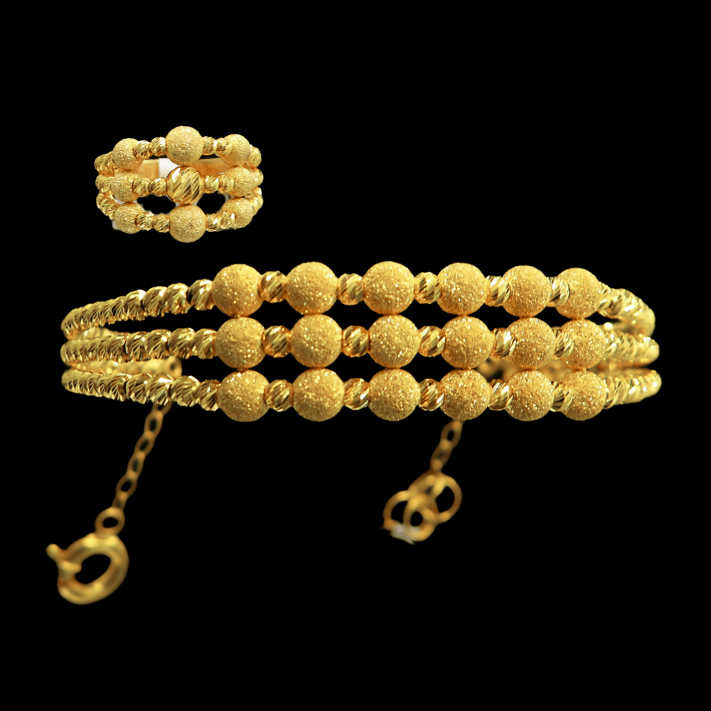 21k Gold Bangle Ring    