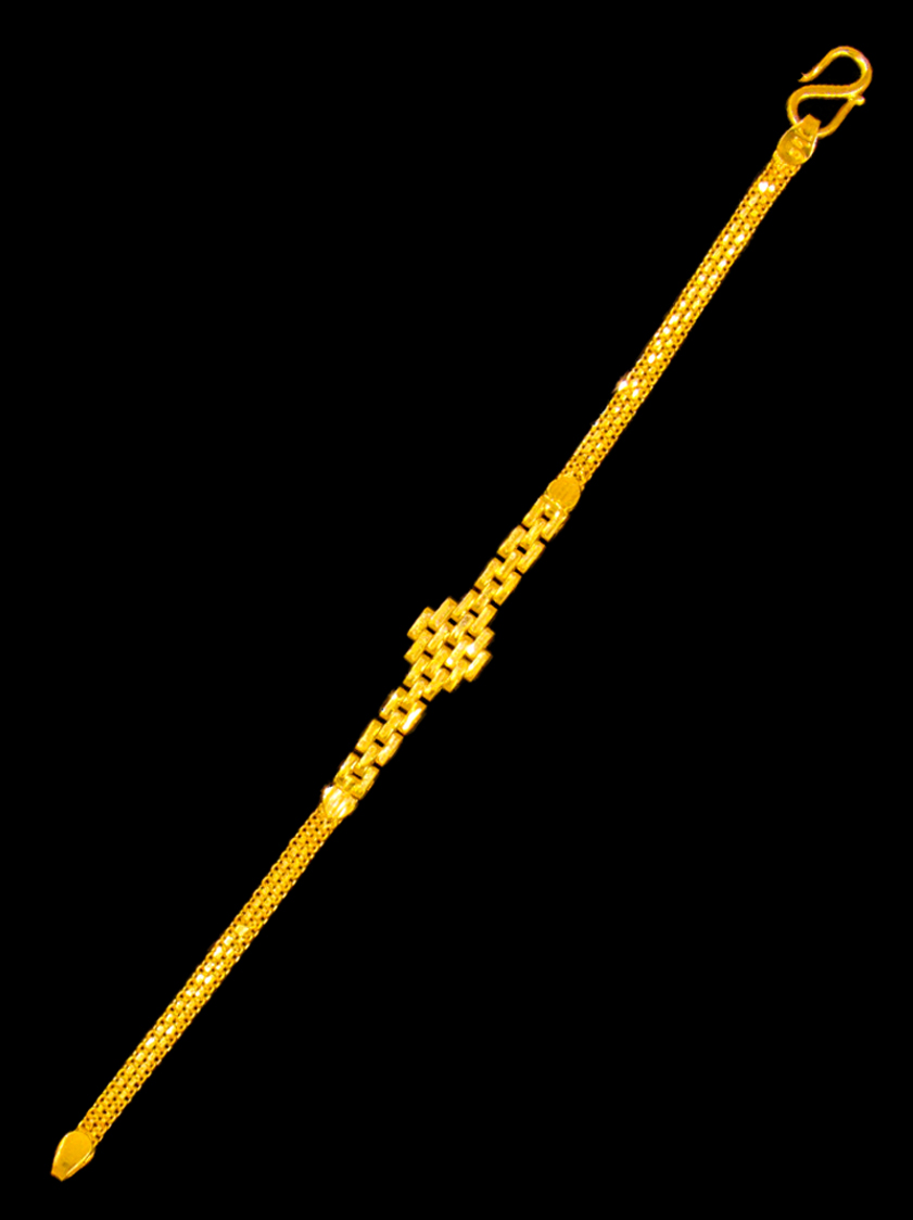 22K Gold Bracelet For Baby - 235-GBR2968 in 4.300 Grams