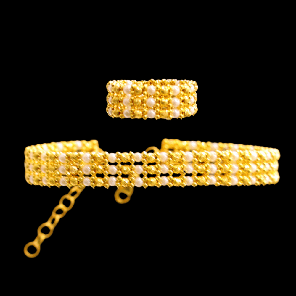21k Gold Bangle Ring   