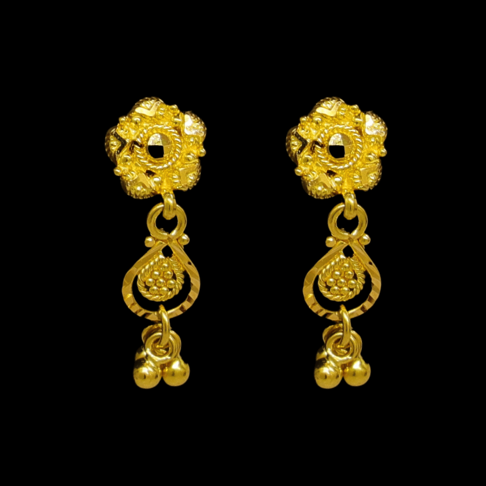 22K Gold Earrings   