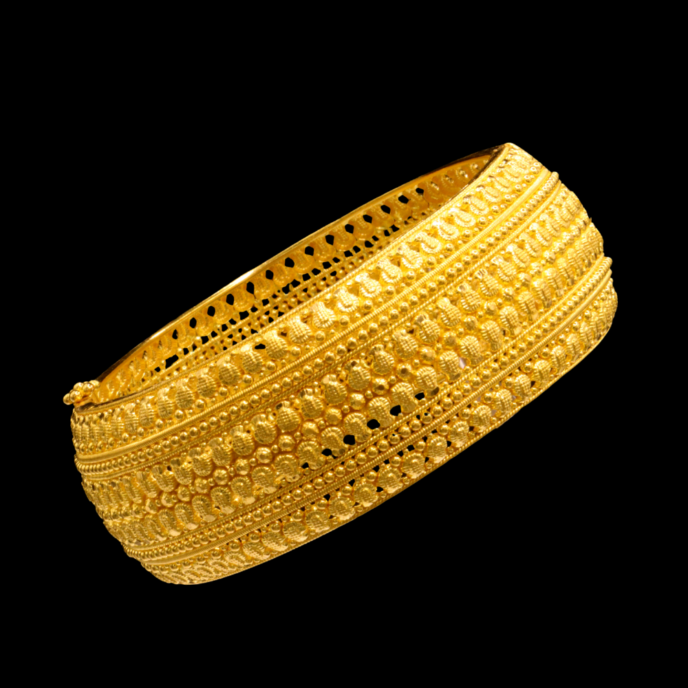 22K Gold Bangle Bracelet