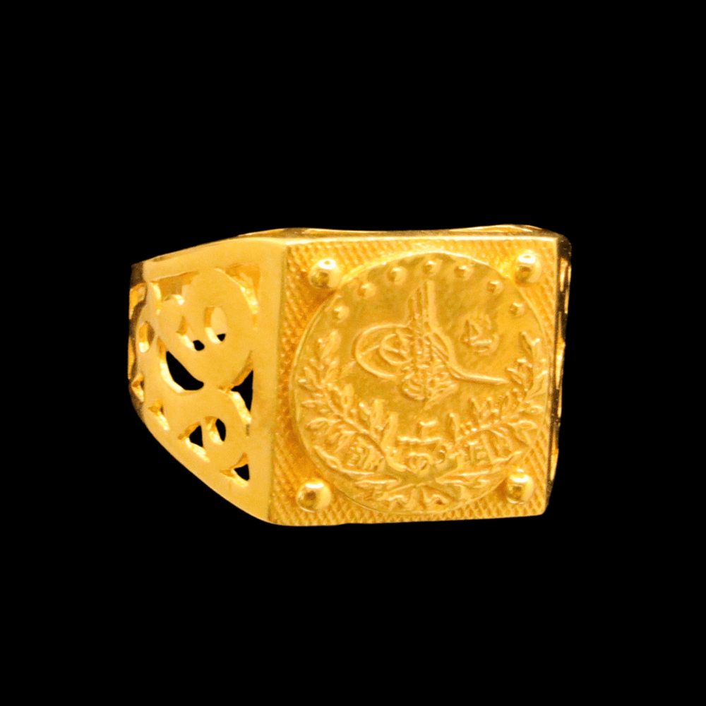 21K Gold Men Ring 