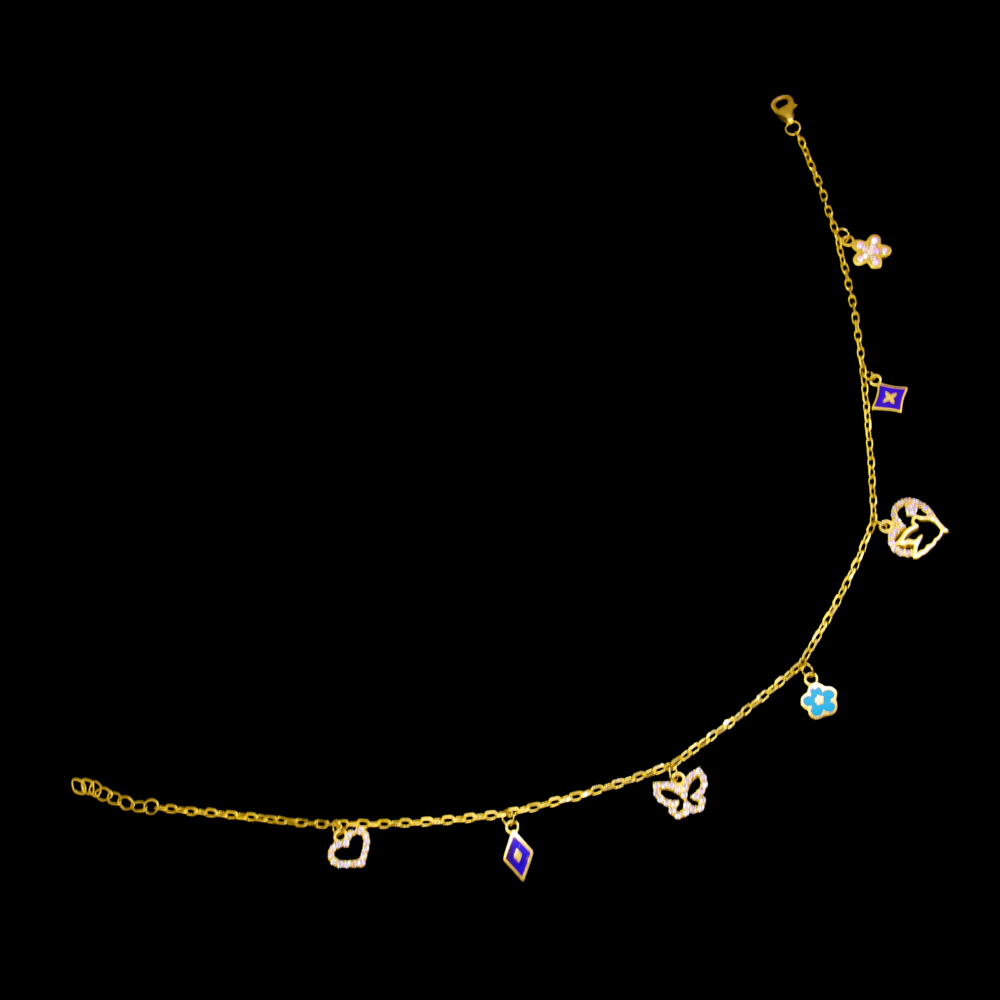 21K Gold Anklet