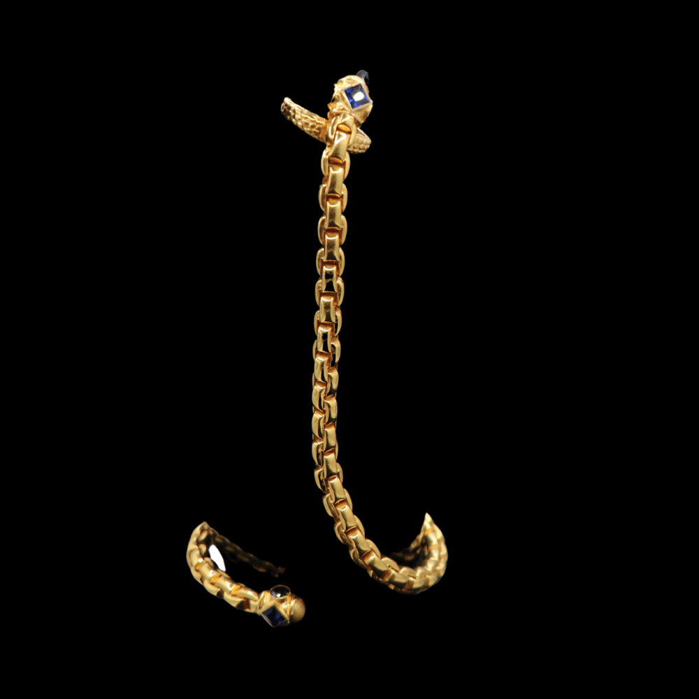 21K Gold Hand Bracelet 