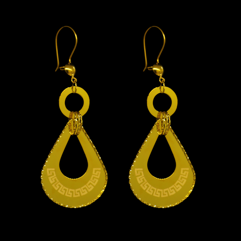 21K Gold Earrings
