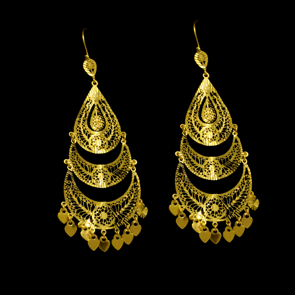 21K Gold Earrings