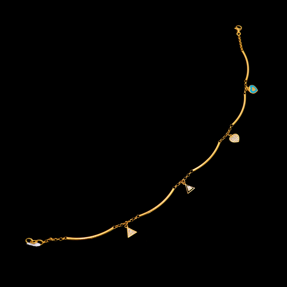 21K Gold Anklet  