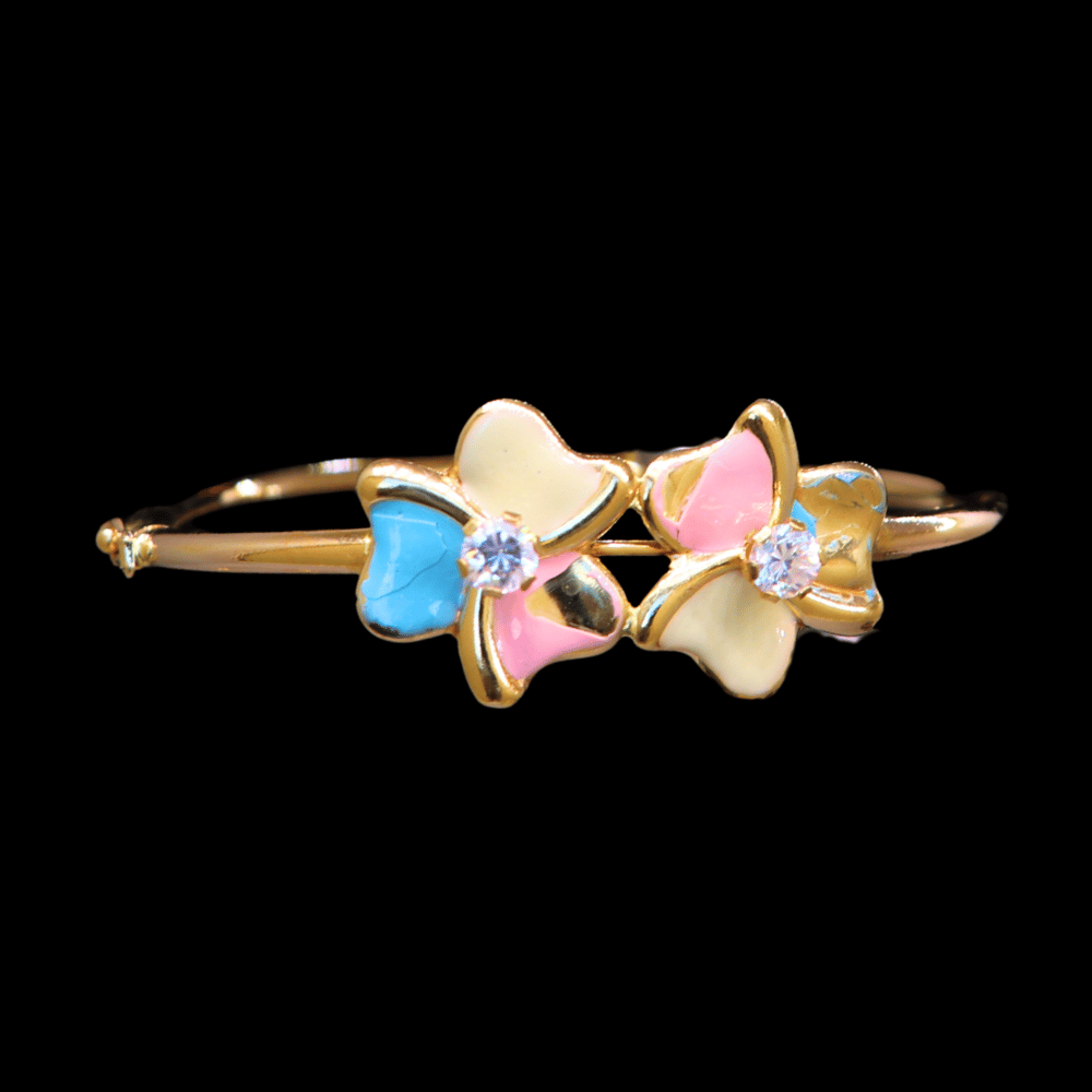 18K Gold Baby Bangle  