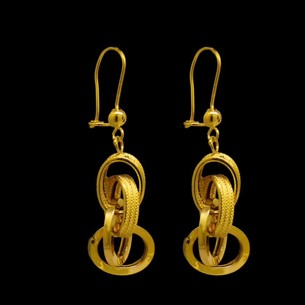 21K Gold Earrings