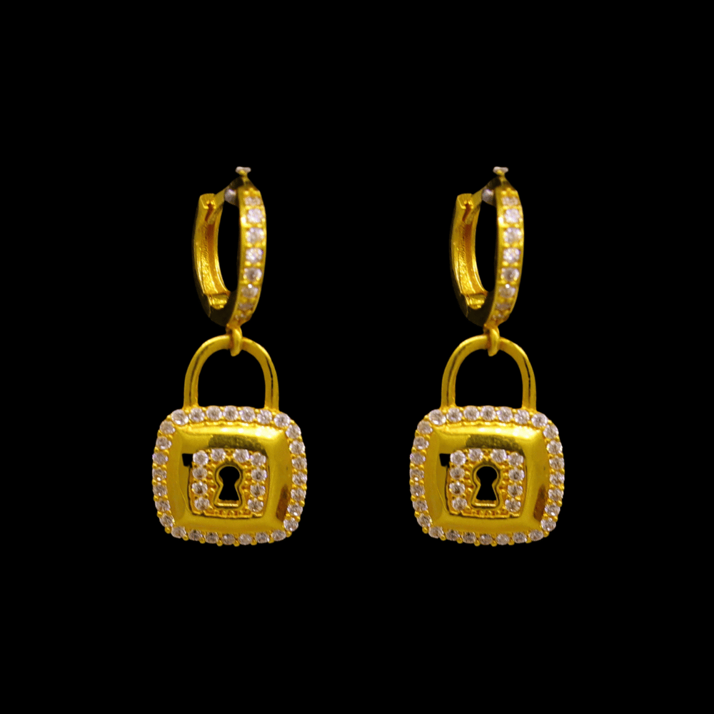 21K Gold Earrings   