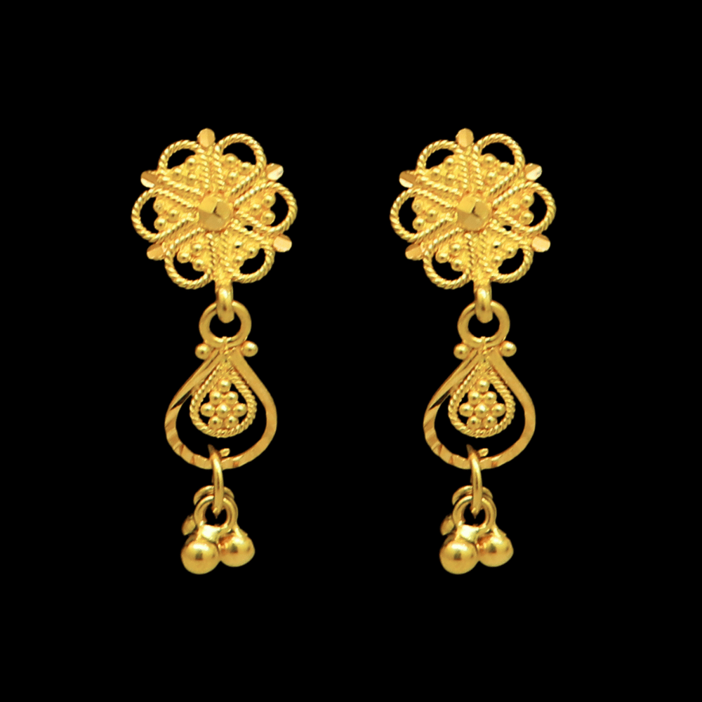 22K Gold Earrings        