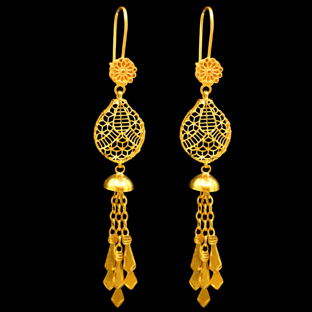 21K Gold Earrings