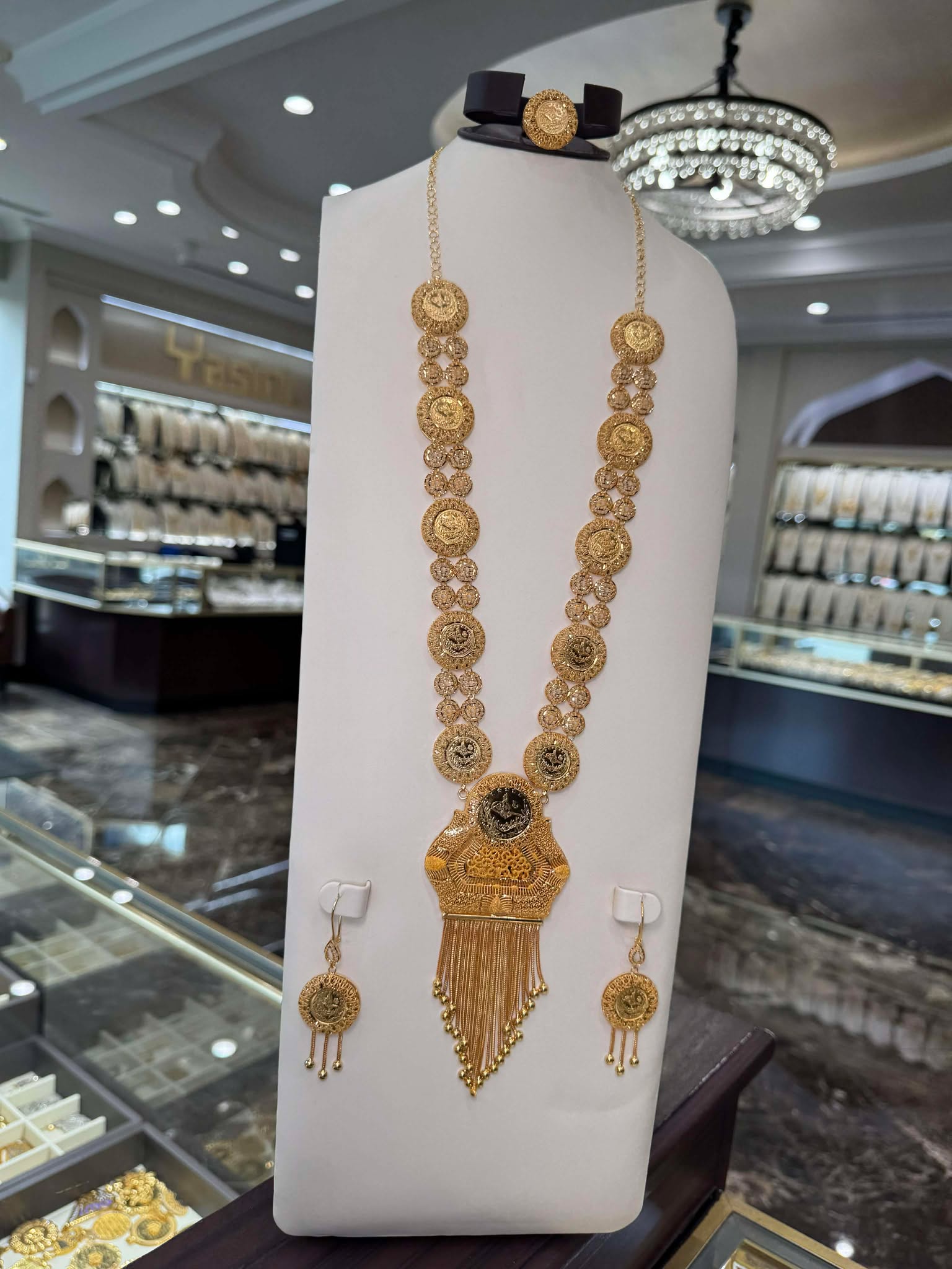 21K Gold Necklace Set