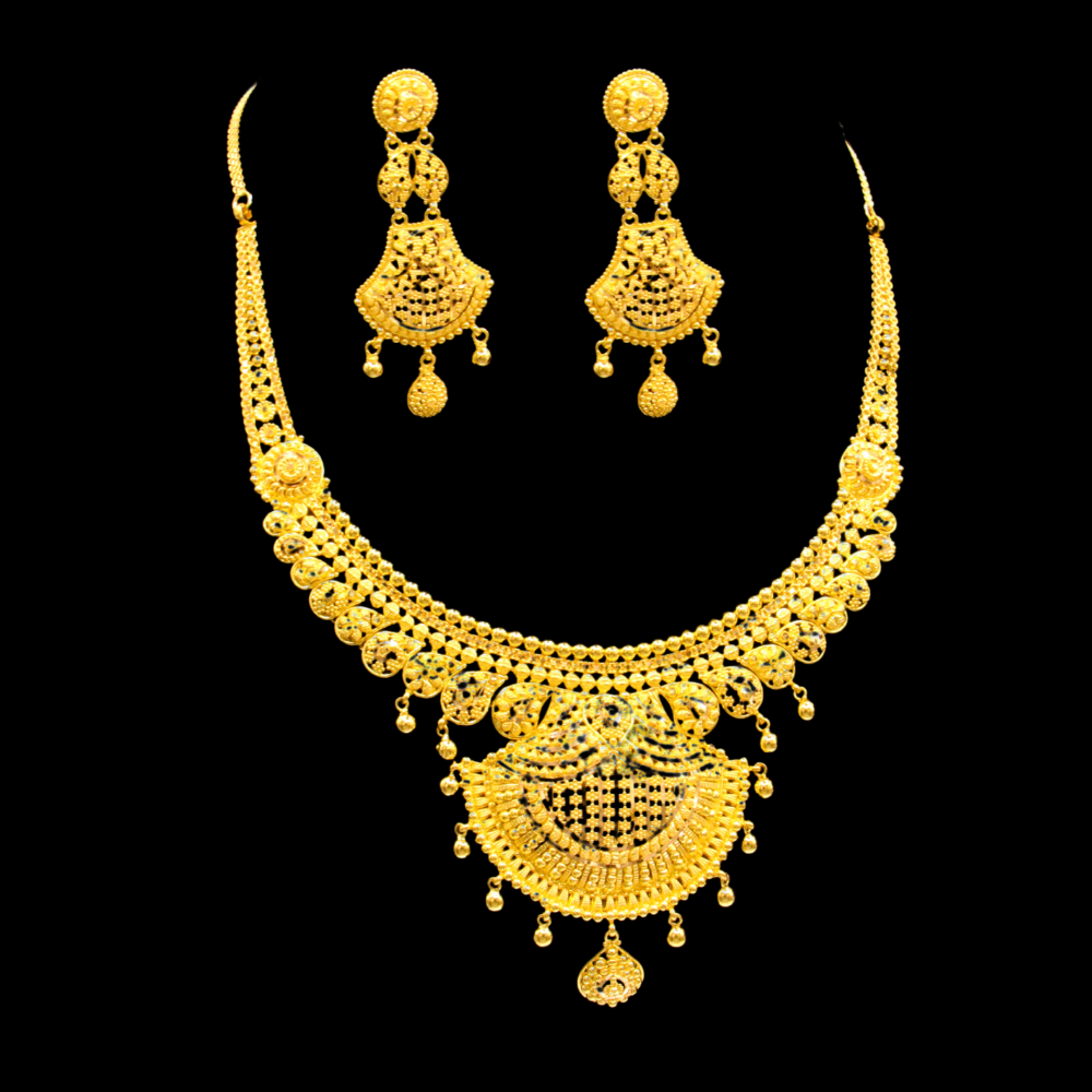 22K Gold Necklace Set